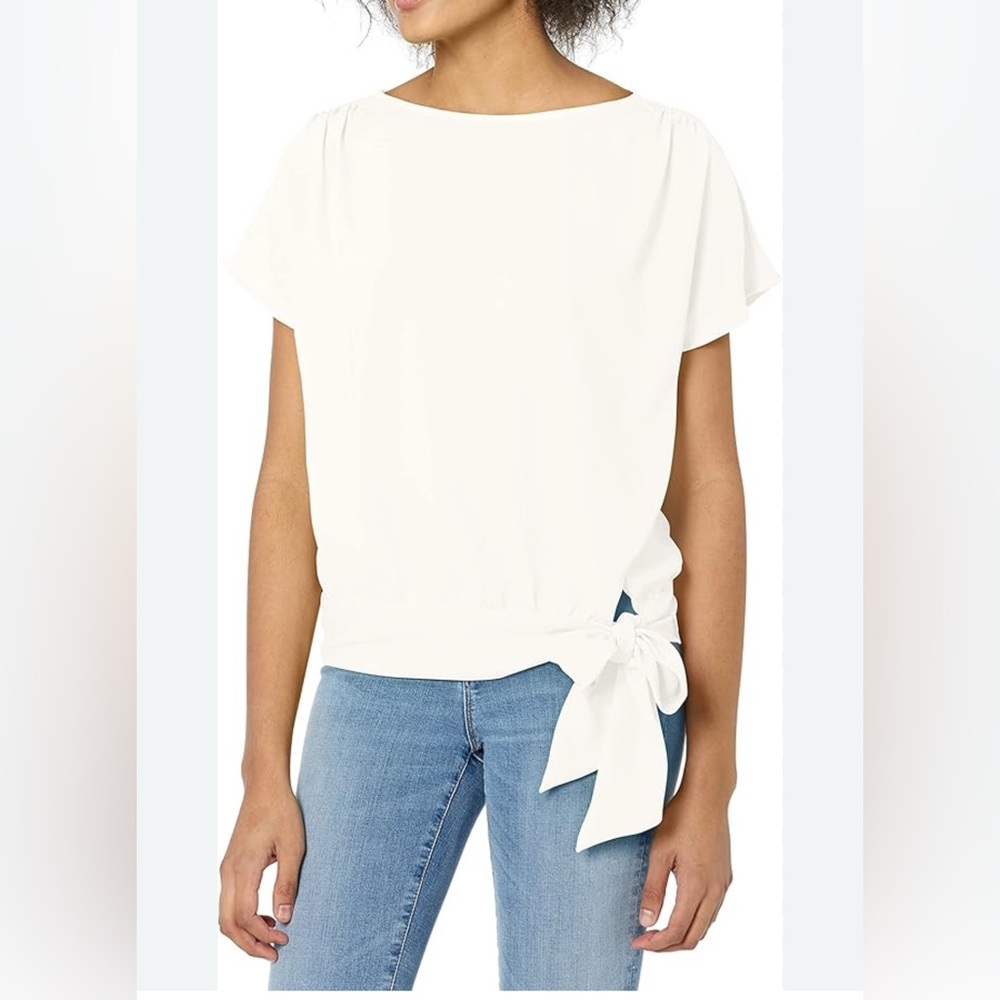Trina Turk tie waist top L